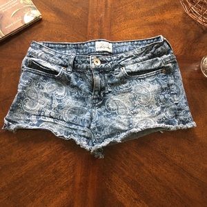 Bandana Print Shorts